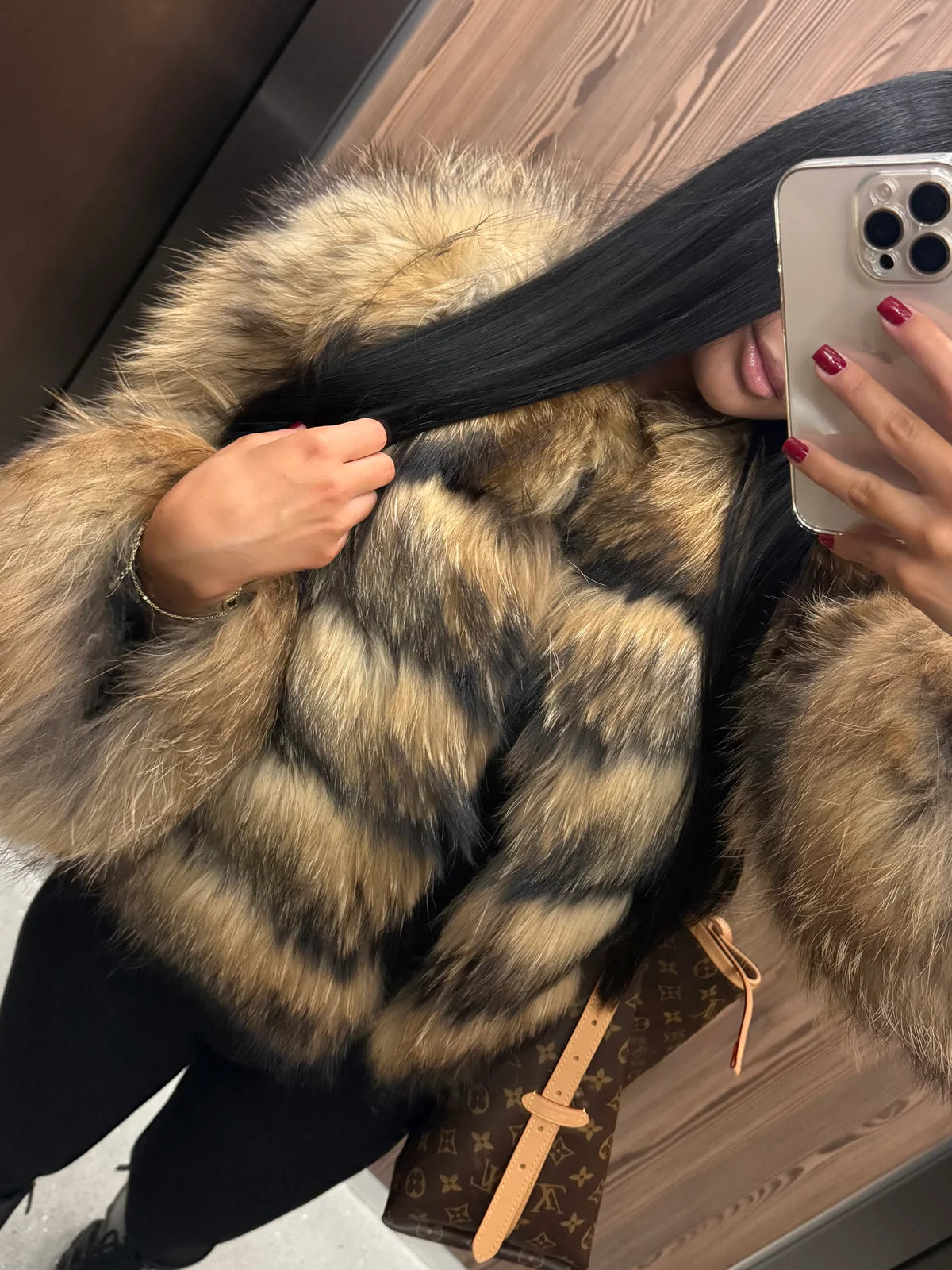 PARIS FUR JACKET - GOLDEN