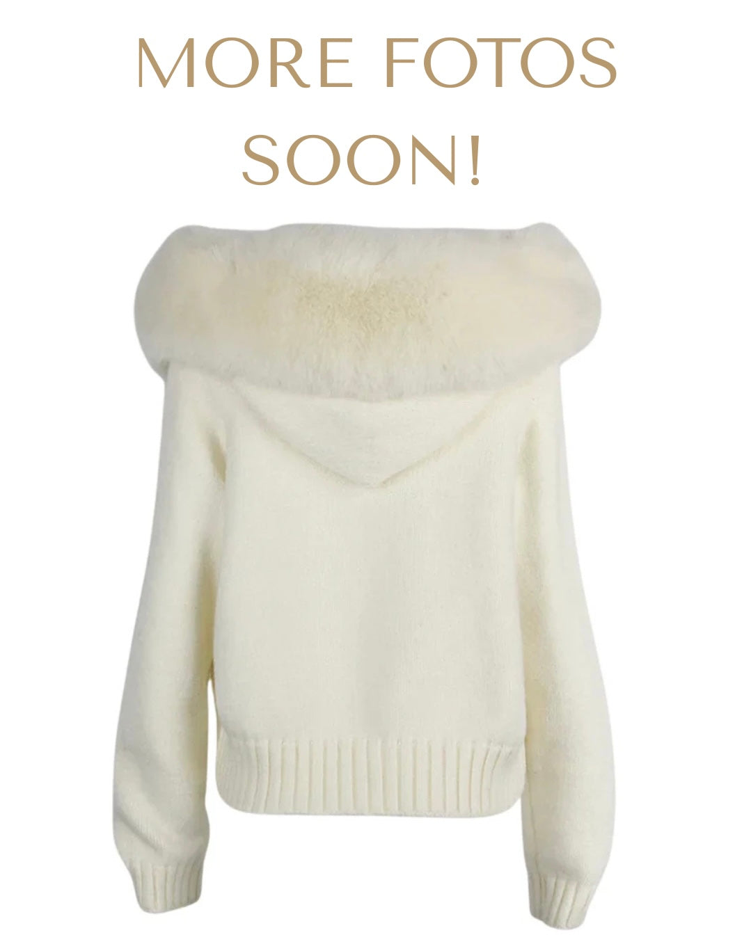 AMORE FUR JACKET- WHITE