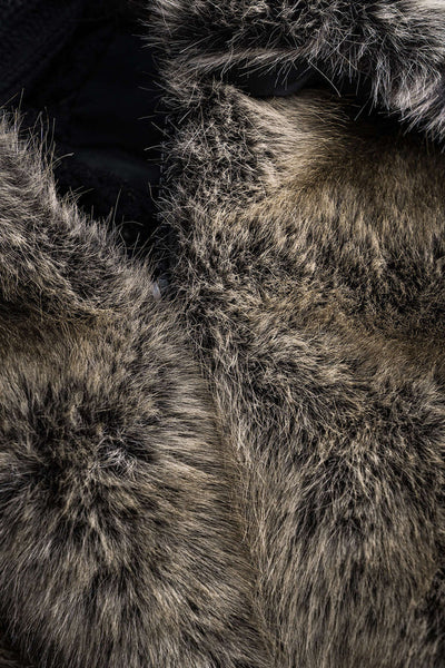 EXCLUSIVE FUR SWEATER - BLACK