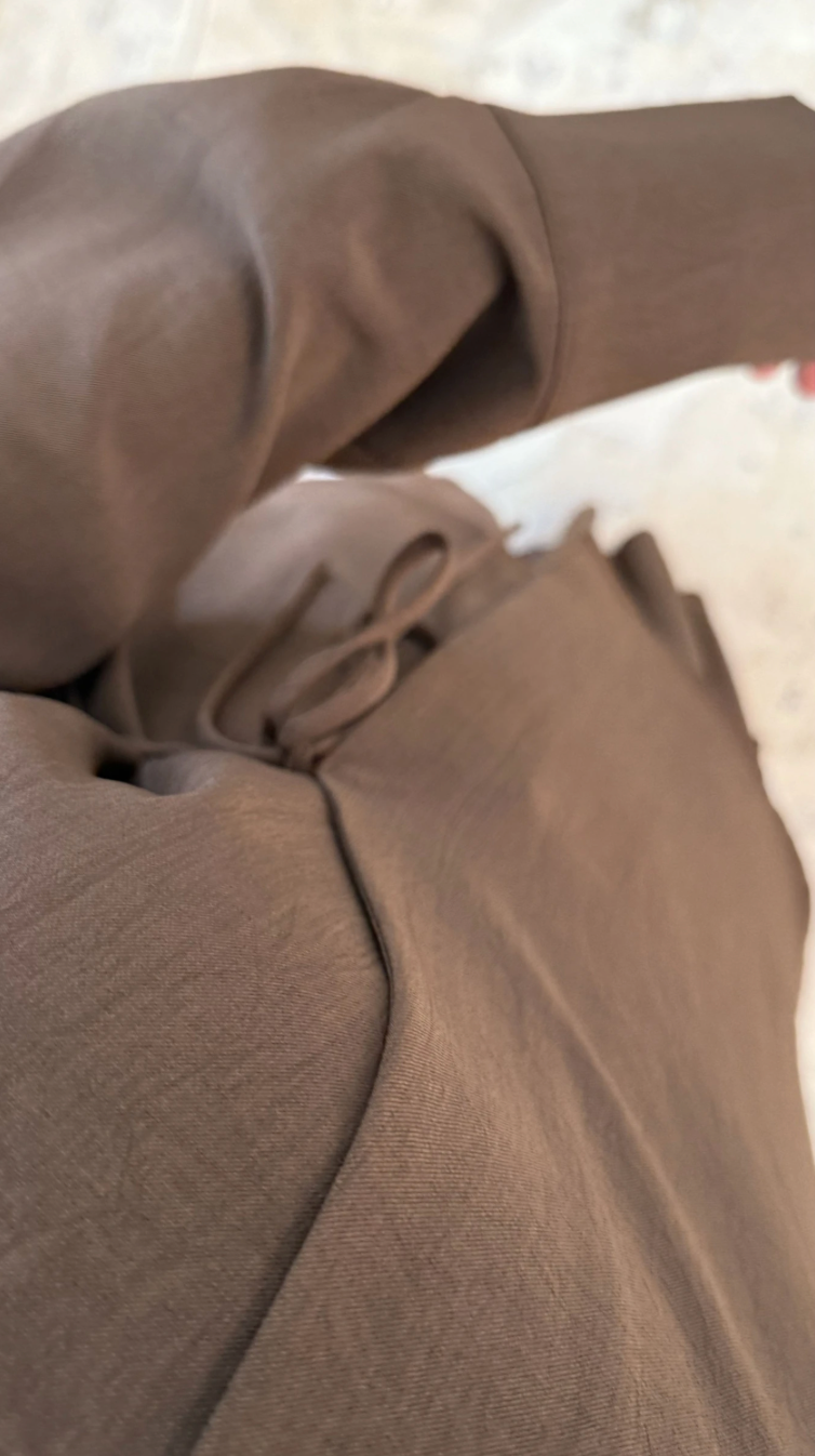 Zweiteiliger Rock - Braun