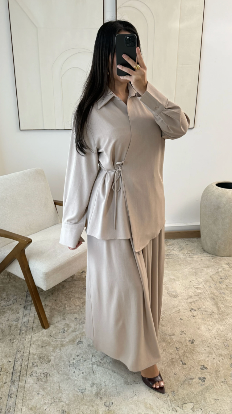 Skirt Two-Piece - Taupe