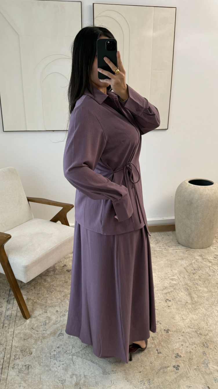 Zweiteiliger Rock - Lila