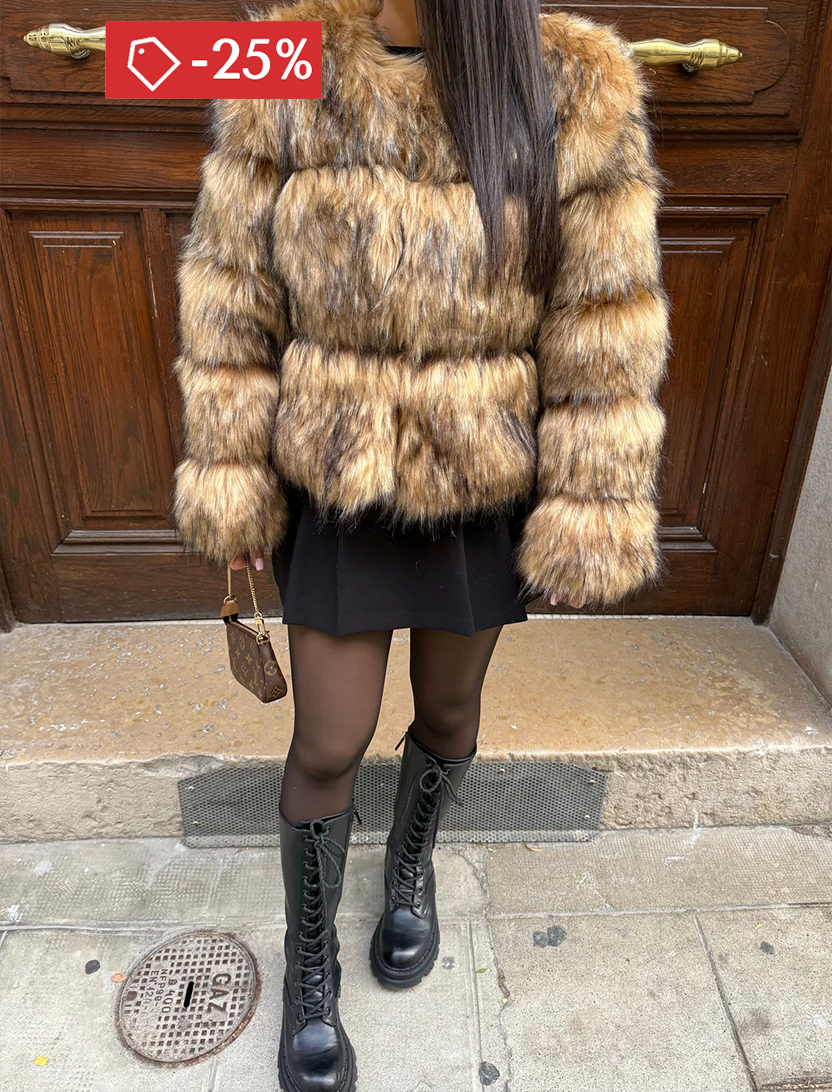 PARIS FUR JACKET - GOLDEN