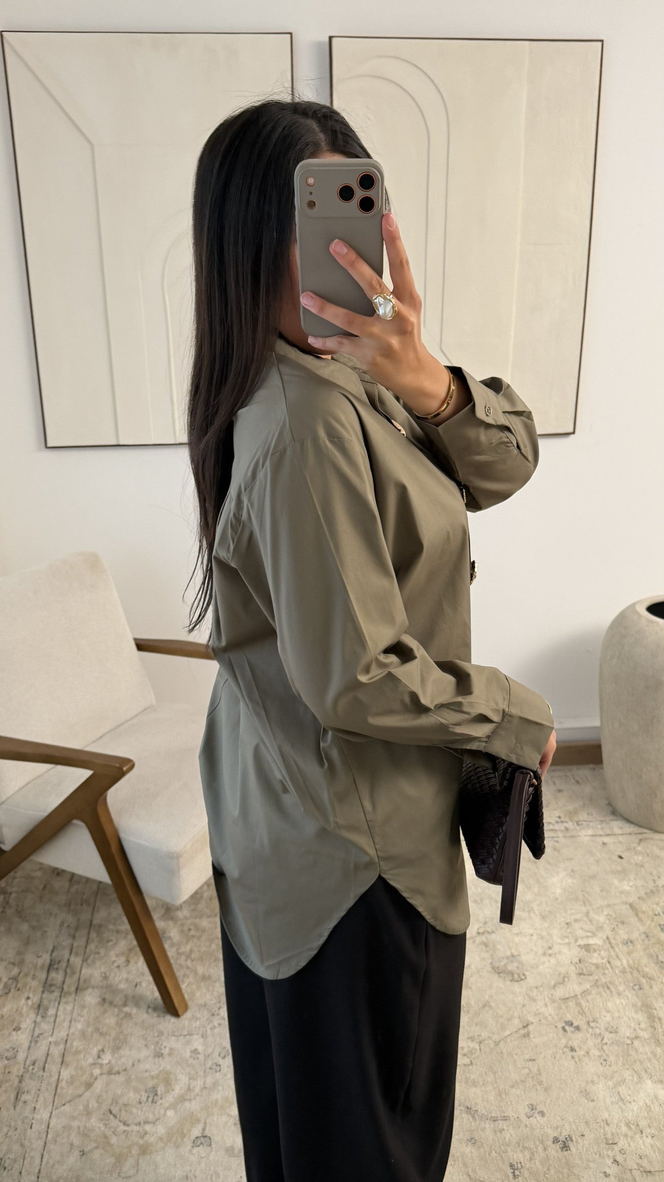 Amore - Olive Flannel