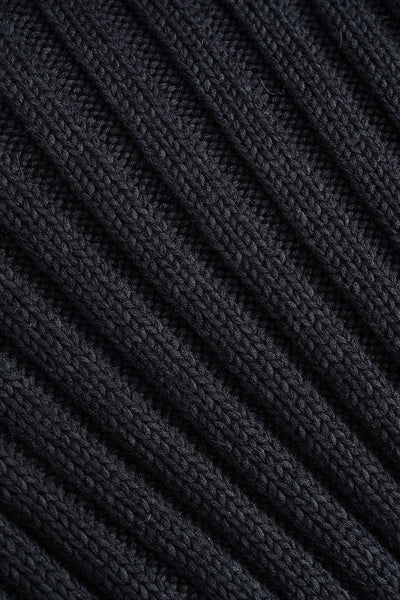 EXCLUSIVE FUR SWEATER - BLACK