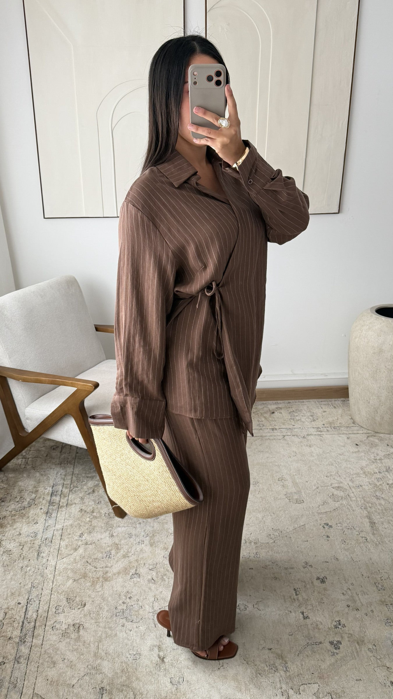 Amore - Brown Two Piece