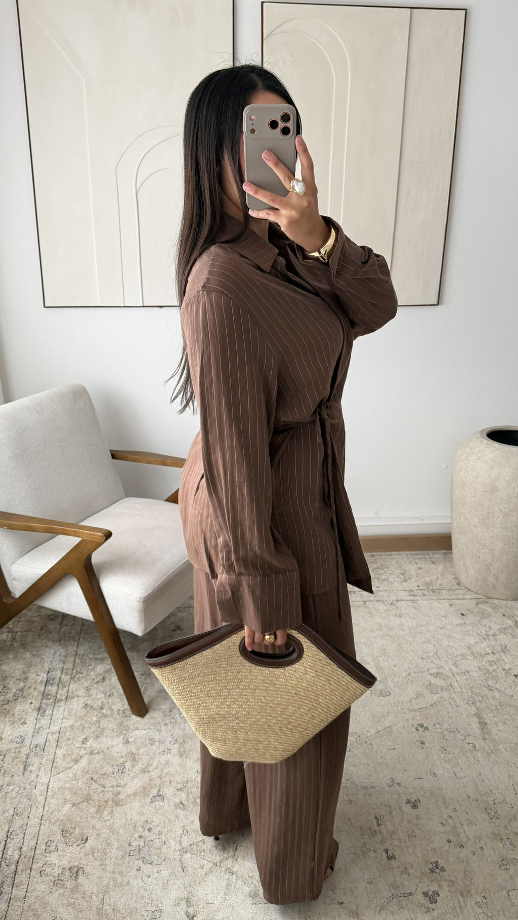 Amore - Brown Two Piece
