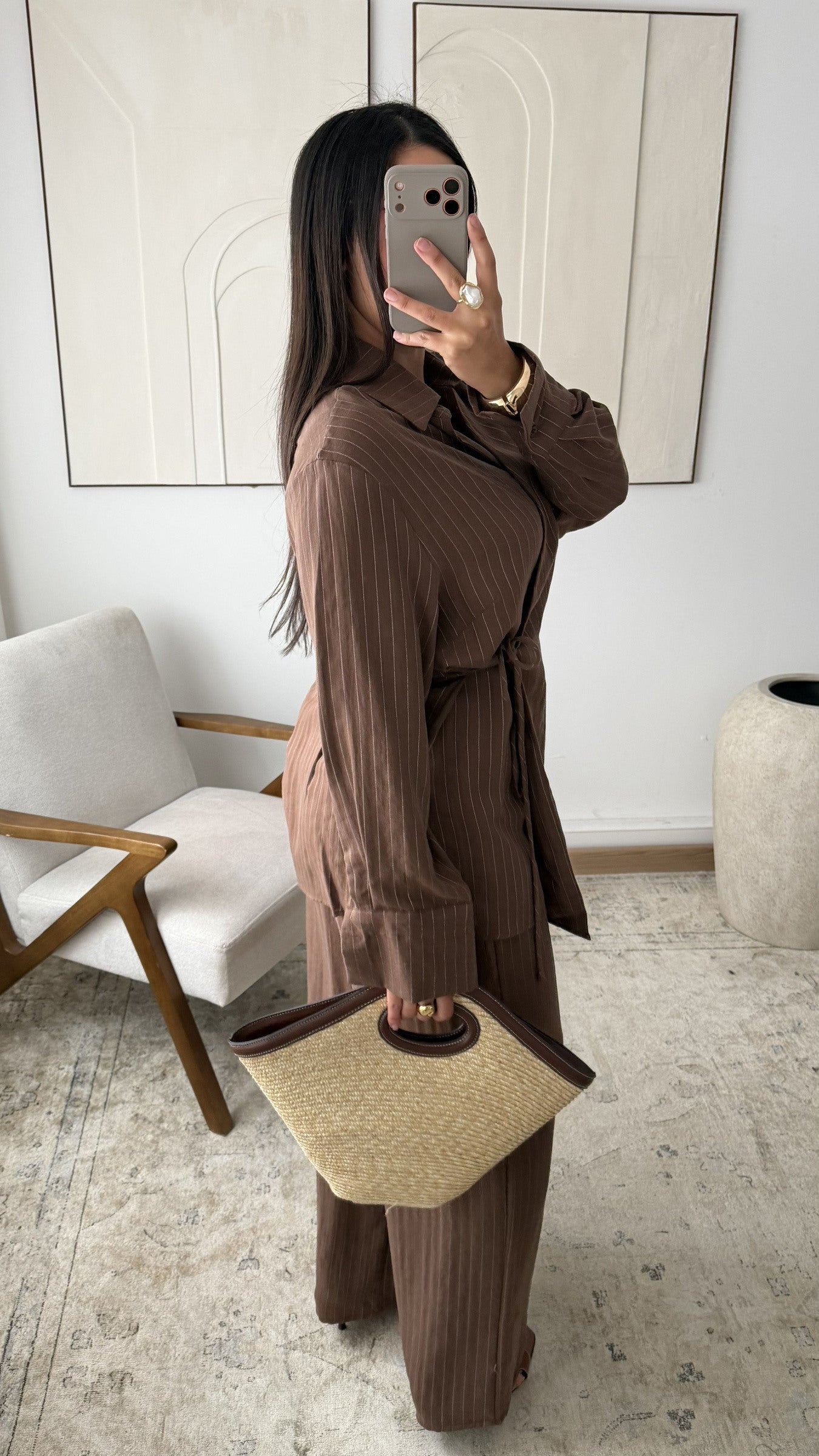 Amore - Brown Two Piece