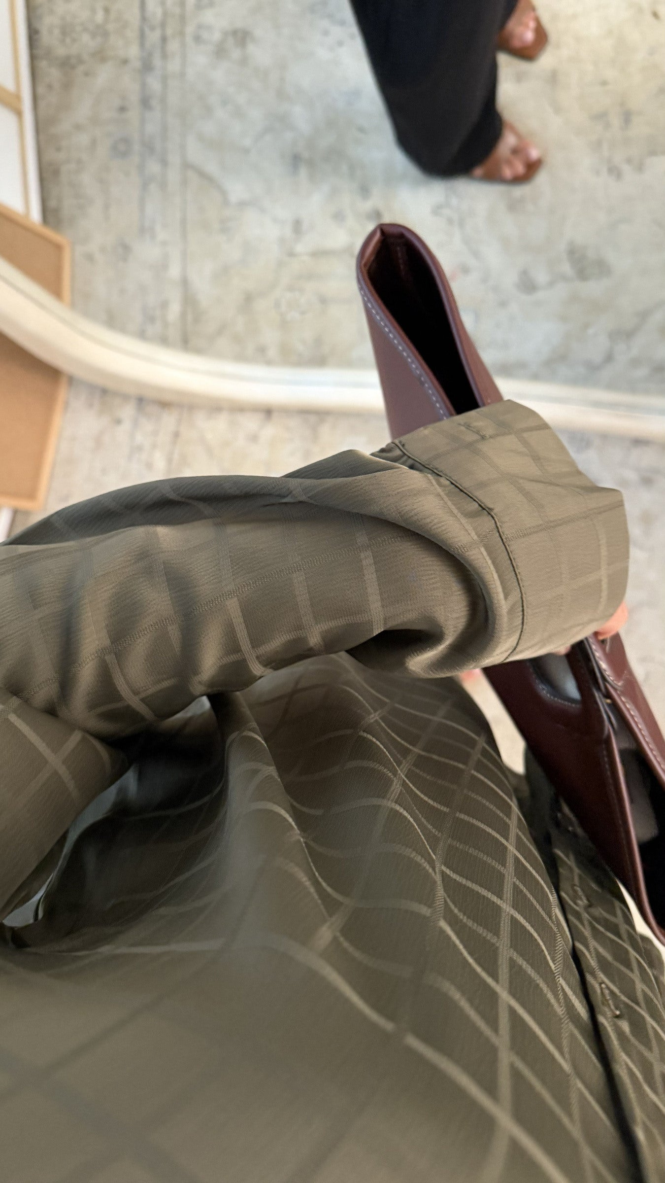 Amore - Olive Checkered Flannel