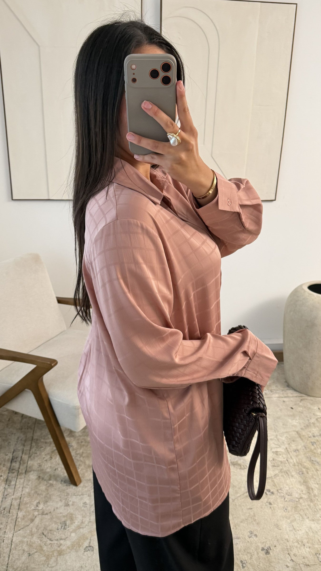 Amore - Rose Checkered Flannel