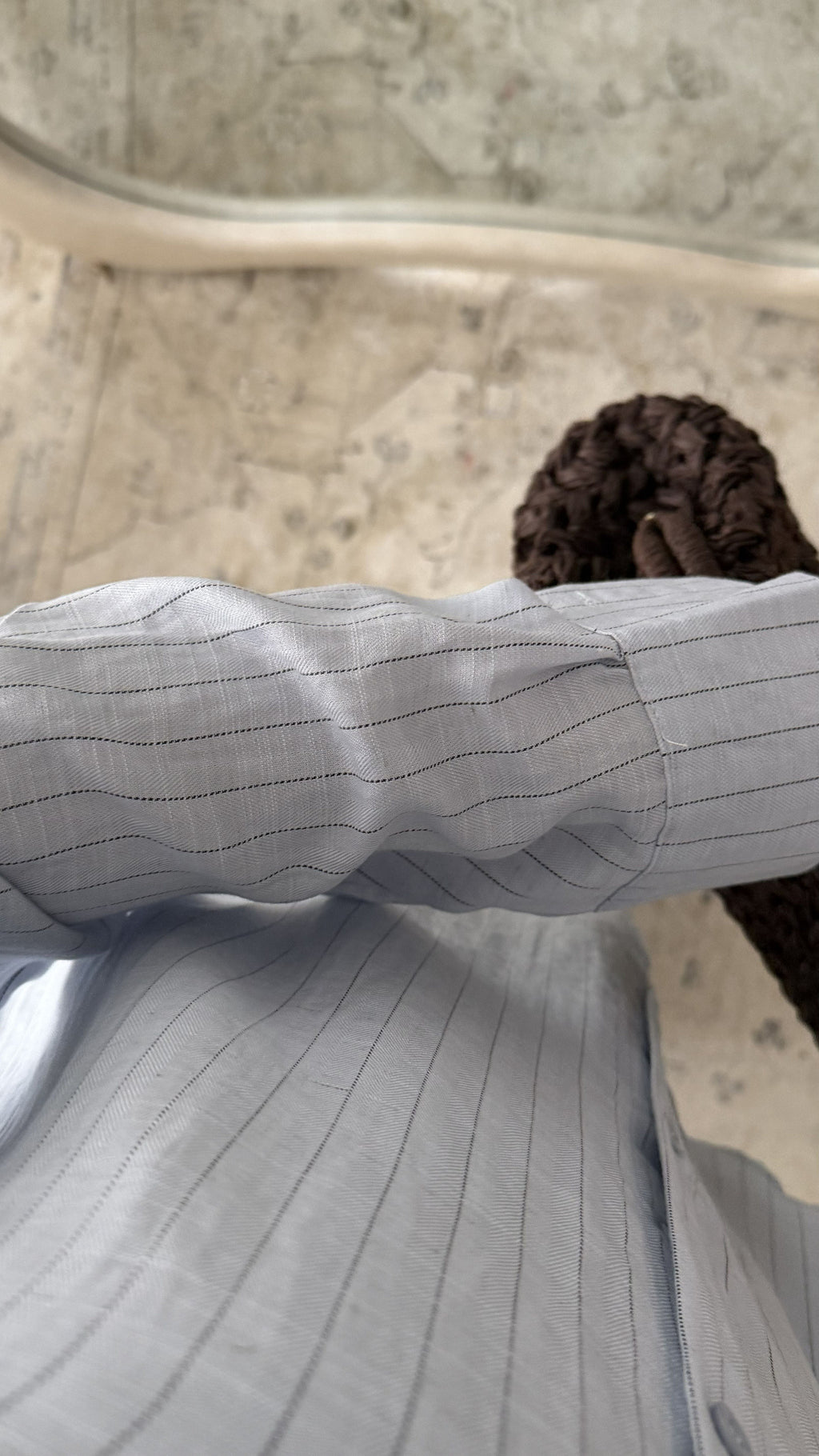 Amore -  Baby Blue Pants Suit