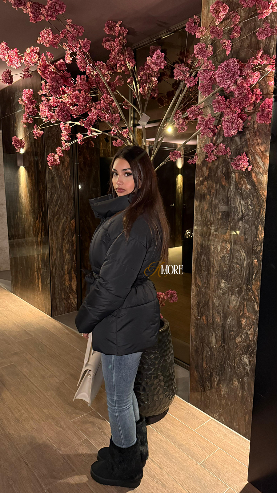 AMORE PUFFER - BLACK