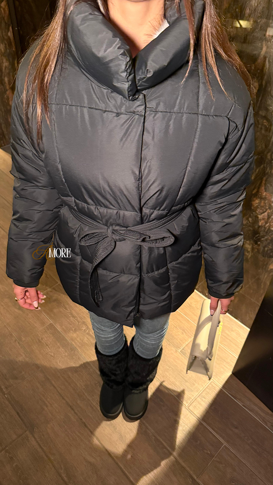 AMORE PUFFER - BLACK