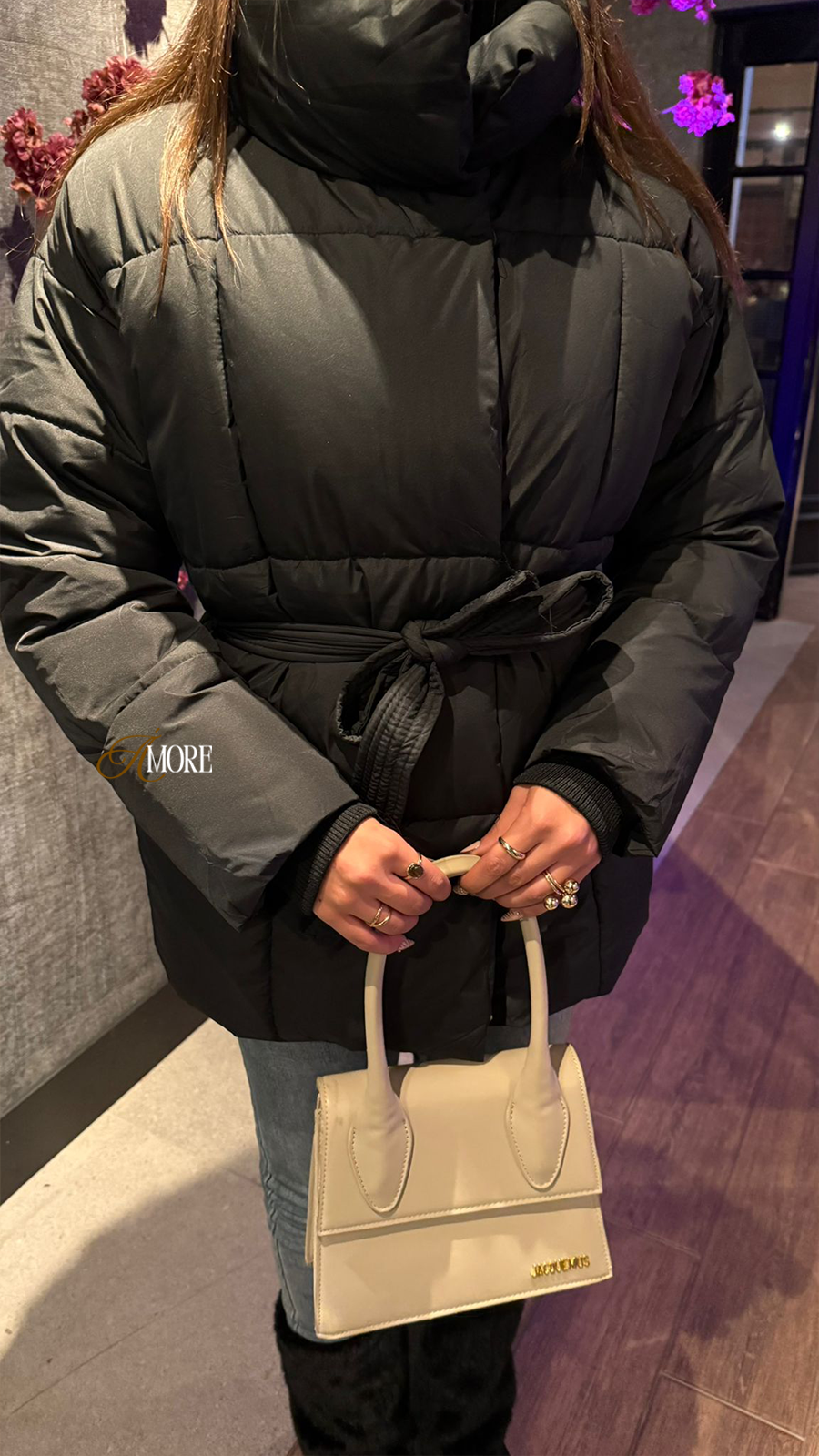 AMORE PUFFER - BLACK