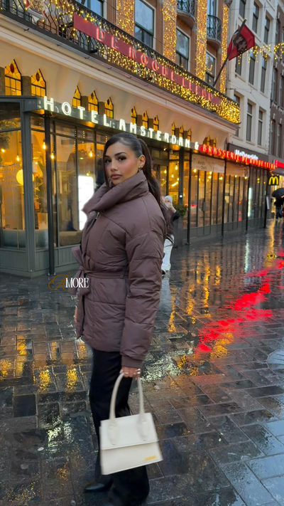 AMORE PUFFER -BROWN