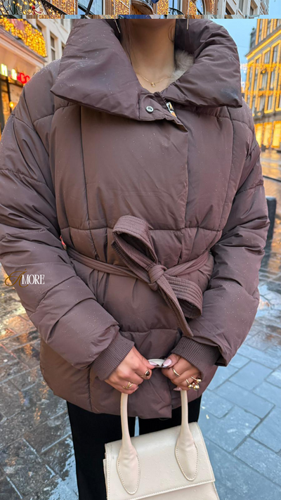 AMORE PUFFER -BROWN
