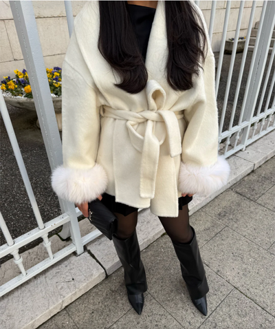 WOOLCOAT + PARIS FUR JACKET + FREE NECKLACE